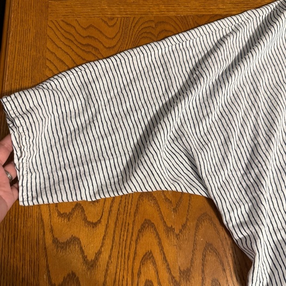 Meo Meli Linen Blend Kimono Top Cardigan Striped O/S Lagenlook Relaxed Fit Boho - Picture 12 of 16